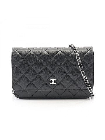 Chanel Chanel Matelassé Shoulder Bag/Handbag, Caviar Leather (Grained Calfskin), Women's, Black, AP0250 (view 1)
