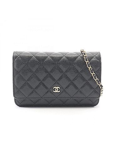 Chanel Chanel Matelassé Shoulder Bag/Handbag, Caviar Leather (Grained Calfskin), Women's, Black, AP0250 (view 1)