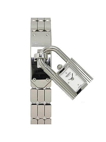 Hermès Hermes Kelly Watch KE4 110 Women's White Quartz with Padlock (view 1)