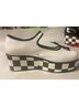 Hot Chocolate Design Checkered-gingham Black White Wedges Size 8 - photo 8