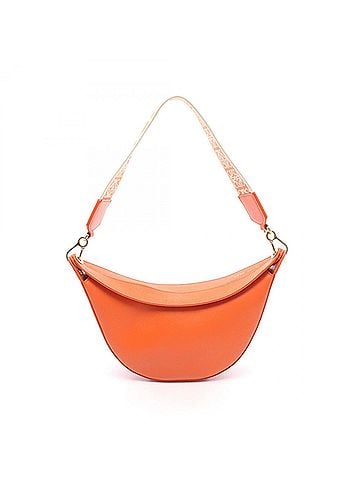 Loewe Loewe Luna Small Shoulder Bag/Handbag, Leather, Women's, Orange (view 1)
