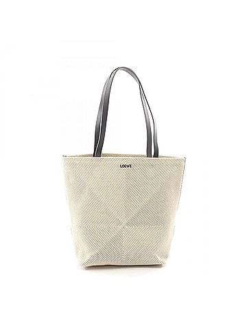 Loewe Loewe Puzzlefold Tote Medium Bag Handbag Canvas Leather Women's Ivory/Brown A779G50X34 (view 1)