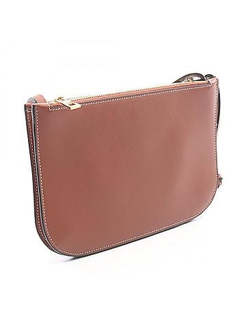 Loewe LOEWE GATE DOUBLE ZIP POUCH - Leather handbag/pouch/shoulder bag for women, brown tones, 113.54.Z43 (view 2)