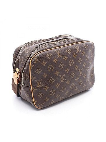 Louis Vuitton Louis Vuitton Reporter PM Monogram Shoulder Bag/Handbag, Coated Canvas and Leather, Women's, Brown, M45254 (view 2)