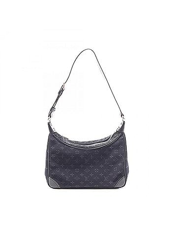 Louis Vuitton Louis Vuitton Little Boulogne Handbag, Fabric Leather Monogram Satin, Women's, Black, M92142 (view 1)
