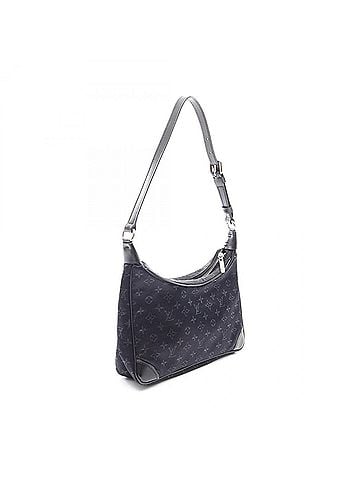 Louis Vuitton Louis Vuitton Little Boulogne Handbag, Fabric Leather Monogram Satin, Women's, Black, M92142 (view 2)
