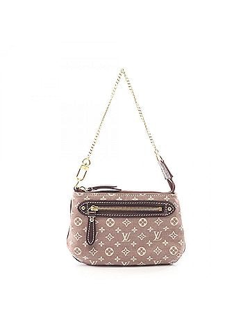 Louis Vuitton Louis Vuitton Mini Pochette Accessoires Handbag, Canvas and Leather, Monogram Idylle, Women's, Bordeaux (M62999) (view 1)