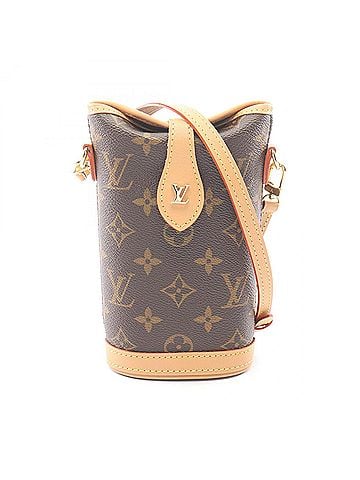 Louis Vuitton Louis Vuitton Fold Me Pouch Shoulder Bag/Handbag, Coated Canvas and Leather, Monogram Pattern, Women's, Brown, M80874 (view 1)