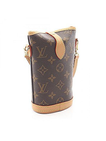 Louis Vuitton Louis Vuitton Fold Me Pouch Shoulder Bag/Handbag, Coated Canvas and Leather, Monogram Pattern, Women's, Brown, M80874 (view 2)