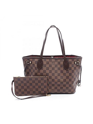 Louis Vuitton Louis Vuitton Neverfull PM Damier Ebene Tote Bag Handbag Coated Canvas Leather Women's Brown N41359 (view 1)