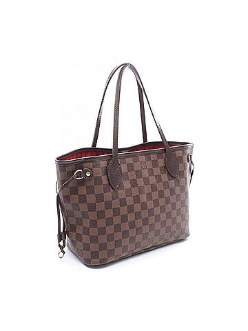 Louis Vuitton Louis Vuitton Neverfull PM Damier Ebene Tote Bag Handbag Coated Canvas Leather Women's Brown N41359 (view 2)