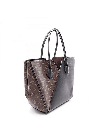Louis Vuitton Louis Vuitton Kimono MM Monogram Noir Tote Bag Handbag Coated Canvas Leather Women's Brown/Black M40460 (view 2)