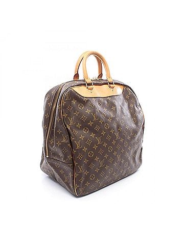 Louis Vuitton Louis Vuitton LOUIS VUITTON Evasion Monogram Boston Bag Handbag Coated Canvas Leather Men's Women's Brown M41443 (view 2)