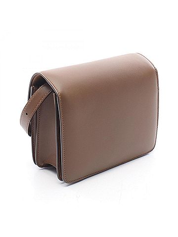 Céline Celine Classic Box Small Shoulder Bag/Handbag, Leather, Women's, Brown (view 2)
