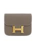 Hermès 100% Leather Gray Hermes Constance Slim 082060CC Wallet One size - photo 1