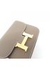 Hermès 100% Leather Gray Hermes Constance Slim 082060CC Wallet One size - photo 3