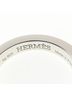 Hermès 100% Sterling Silver Silver Toned Hermes Hermès Clou de Forge Ring One size - photo 4