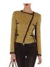 Karen Millen Tweed Yellow Jacket Size 8 - photo 1