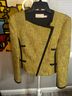 Karen Millen Tweed Yellow Jacket Size 8 - photo 3