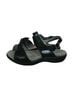 SAS 100% Leather Solid Black Sandals Size 7 1/2 - photo 1