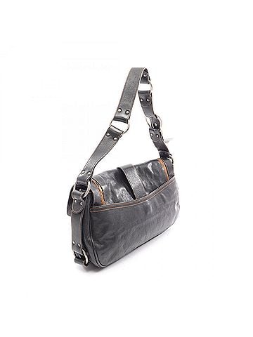 Christian Dior Christian Dior Dior Gaucho Saddle Bag Shoulder Handbag Leather Men's Black/Brown (view 2)