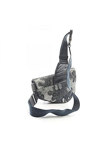 Christian Dior Christian Dior Dior x Peter Doig Saddle Bag, Waist Body Handbag, Canvas, Leather, Men's, Navy/Ivory (view 2)