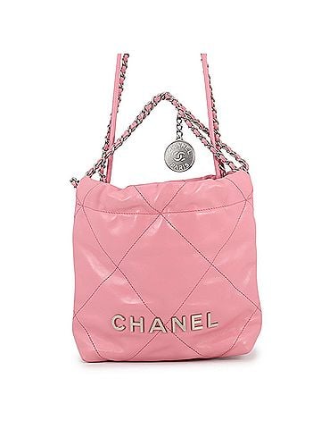 Chanel Chanel handbag CHANEL 22 Mini Coco Mark Shiny Calfskin AS3980 2-way shoulder bag women's (view 1)