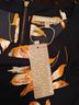 Daniel Rainn Floral Multi Color Blue Orange White Long Sleeve Blouse Size L - photo 3
