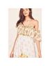 LoveShackFancy 100% Cotton Floral White Casual Dress Size 6 - photo 4