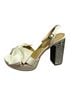 Betsey Johnson White Heels Size 8 1/2 - photo 2