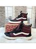 Vans Burgundy Black Ankle Boots Size 8 - photo 6
