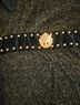 MESMERIZE Gold Black Long Sleeve Blouse Size L - photo 3