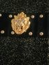MESMERIZE Gold Black Long Sleeve Blouse Size L - photo 5