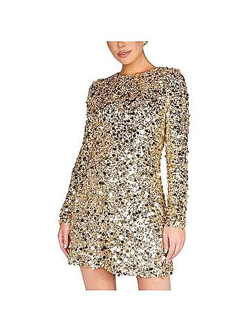 Show Me Your Mumu Maddison Circle Sequin Mini Dress Cocktail Dress (view 1)