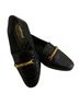 J. McLaughlin 100% Leather Animal Print Black Flats Size 7 1/2 - photo 1