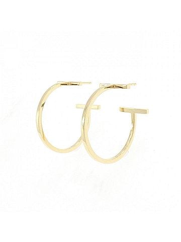 Tiffany & Co. Tiffany &amp; Co. T Wire Hoop Medium Earrings (view 2)