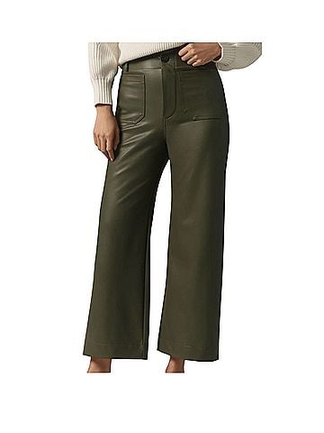 Maeve colette Faux Leather Pants (view 2)