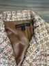 Lafayette 148 New York Tweed Multi Color Blazer Size 12 - photo 3