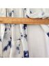 Rachel Zoe 100% Linen Tie-dye Blue White Jacket Size S - photo 7