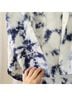 Rachel Zoe 100% Linen Tie-dye Blue White Jacket Size S - photo 9