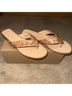 Coach Print Tan Sandals Size 9 - photo 5
