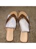 Coach Print Tan Sandals Size 9 - photo 3