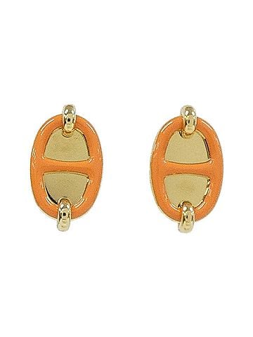 Hermès Hermes Mini Maillon 10052FE Earrings (view 1)