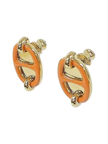 Hermès Hermes Mini Maillon 10052FE Earrings (view 2)