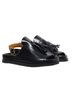 MAFALDA 100% Leather Black Sandals Size 9 - photo 1