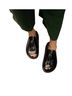 MAFALDA 100% Leather Black Sandals Size 9 - photo 2