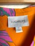 Sugarlips 100% Rayon Floral Multi Color Pink Orange Casual Dress Size XL - photo 3