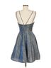 Xscape Metallic Gray Xscape Cocktail Dress Size 6 - photo 2