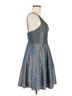 Xscape Metallic Gray Xscape Cocktail Dress Size 6 - photo 3