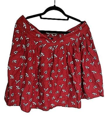 Gap Cotton Pleated Skirt Casual Skirt (view 1)